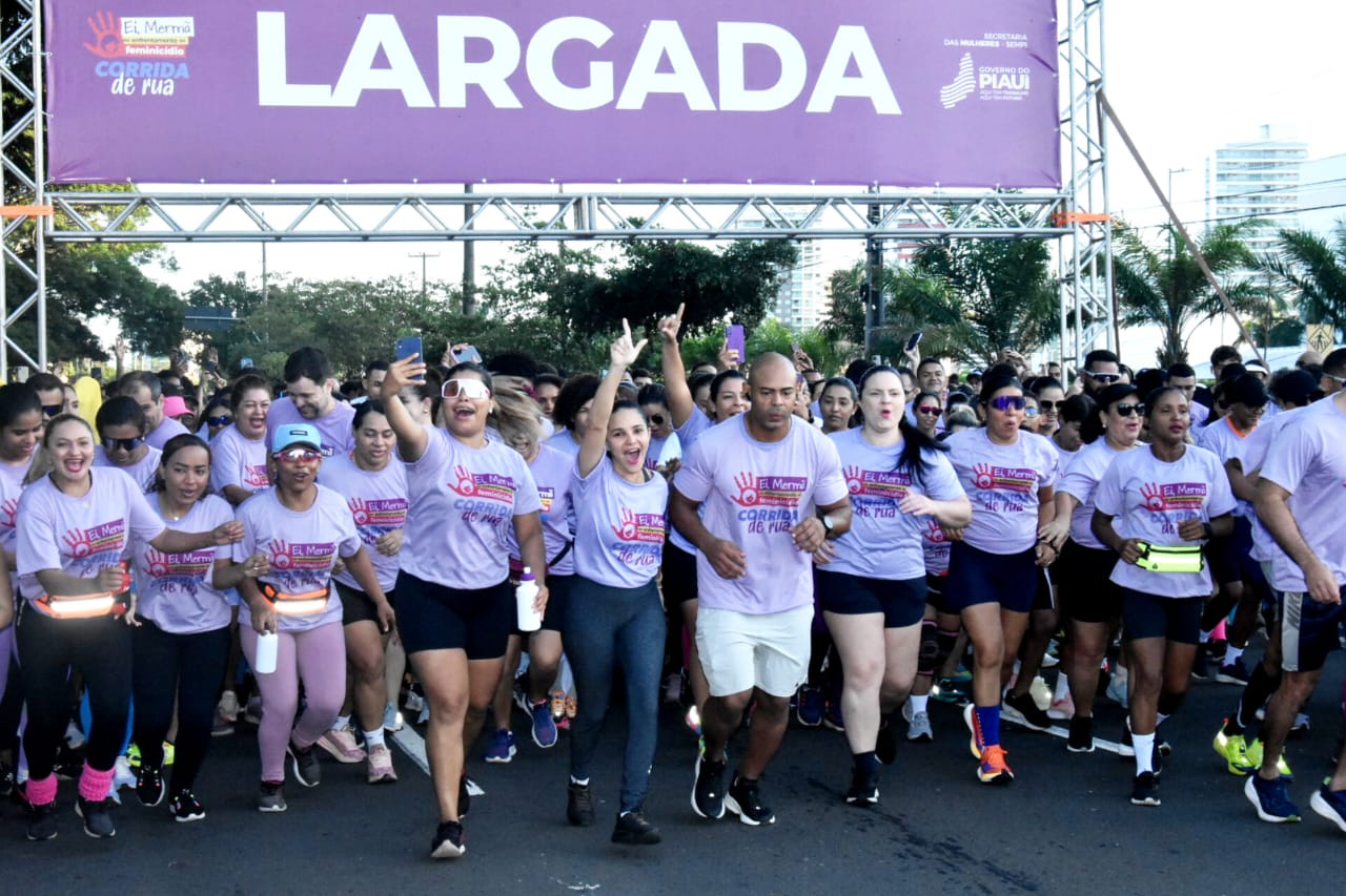 Sempi divulga programação da corrida contra o feminicídio; evento deve reunir 5 mil pessoas neste domingo(31) em Teresina