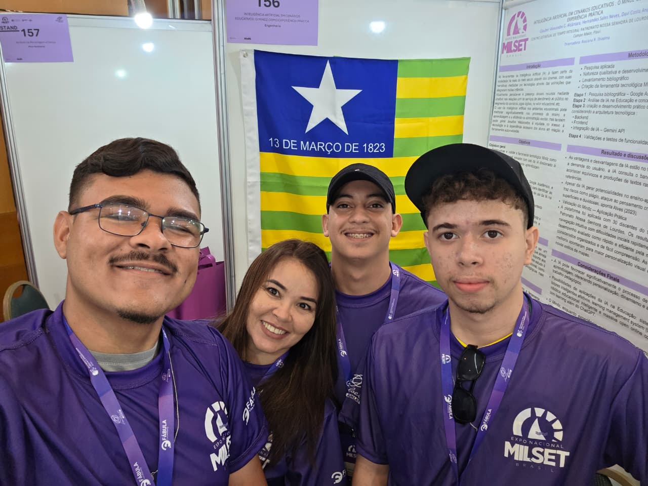 Criado por alunos da rede estadual, projeto que usa Inteligência Artificial representa o Brasil em evento científico na Argentina