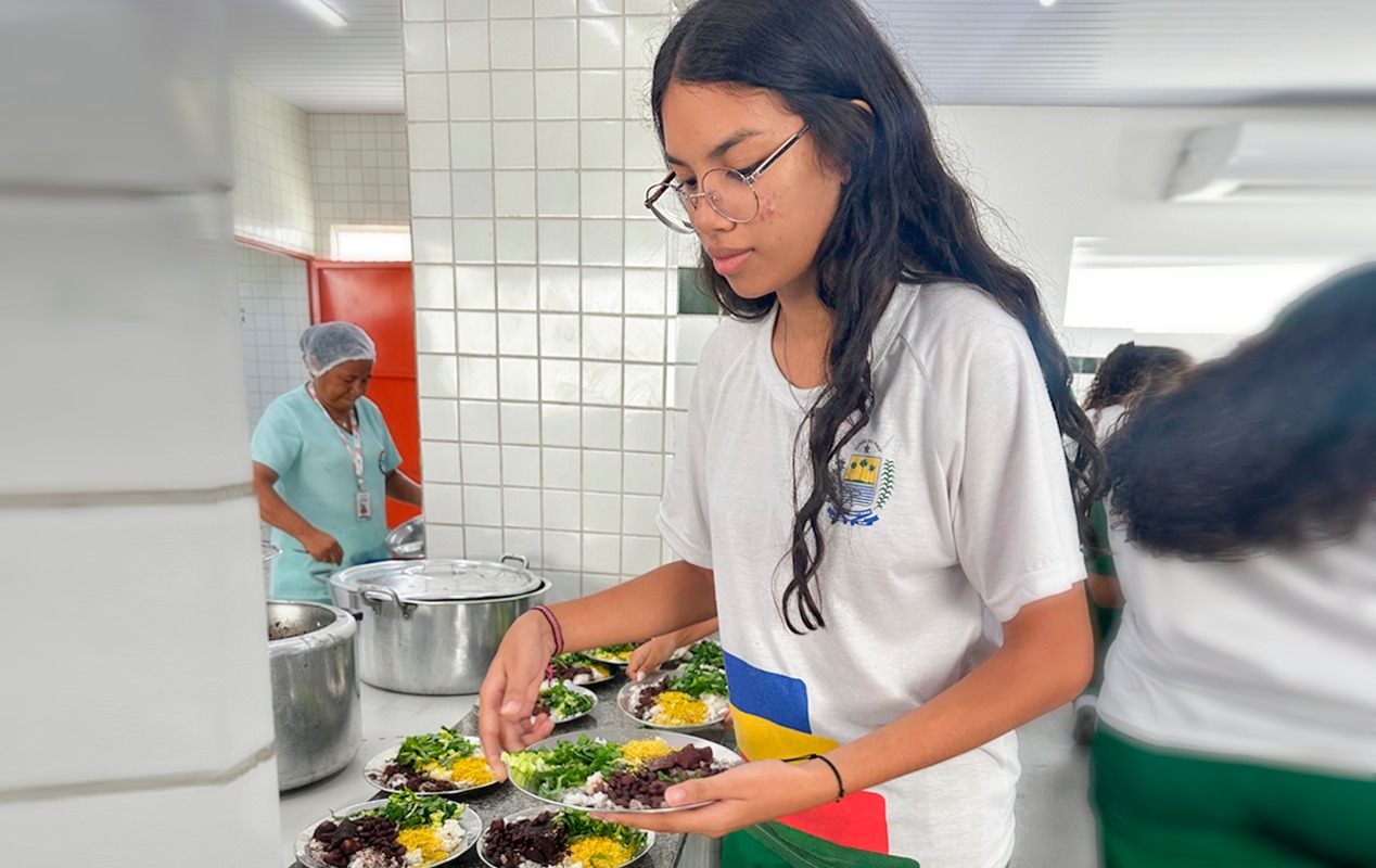 Mais de 50% da merenda servida nas escolas estaduais do Piauí vem da agricultura familiar e beneficia produtores locais