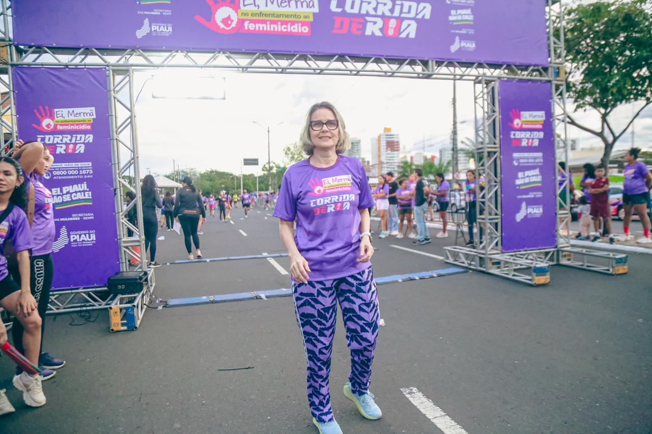 Mulheres participam da 6ª Corrida de Enfrentamento ao Feminicídio e reforçam importância da denúncia