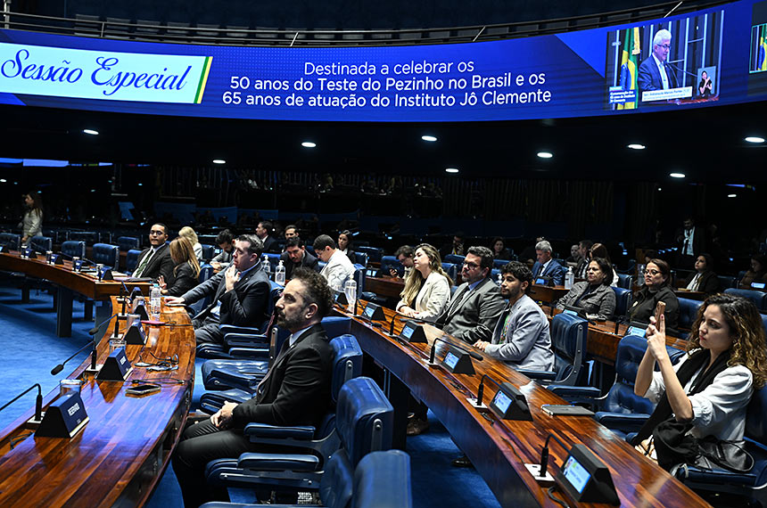 Senado celebra 50 anos do Teste do Pezinho e defende diagnóstico precoce