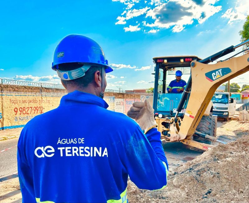 Obras ampliam coleta e tratamento de esgoto em Teresina na Semana do Meio Ambiente