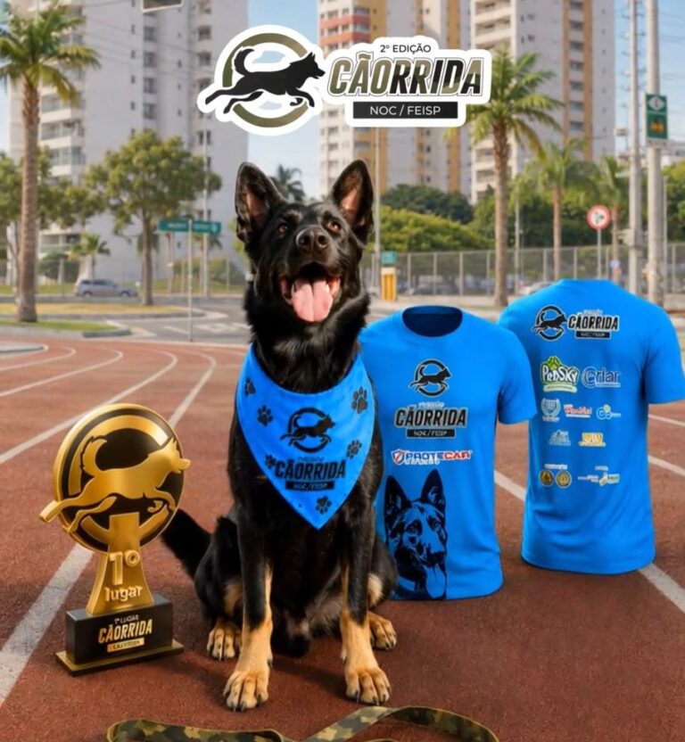 SSP-PI apresenta kit da 2ª Cãorrida; evento ocorre dia 12 de julho e está com inscrições abertas