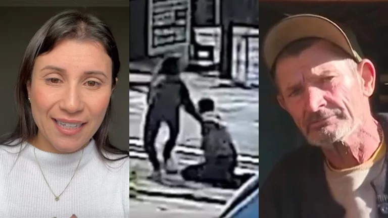 VÍDEO: Mulher salva homem dos trilhos segundos antes de trem passar no PR