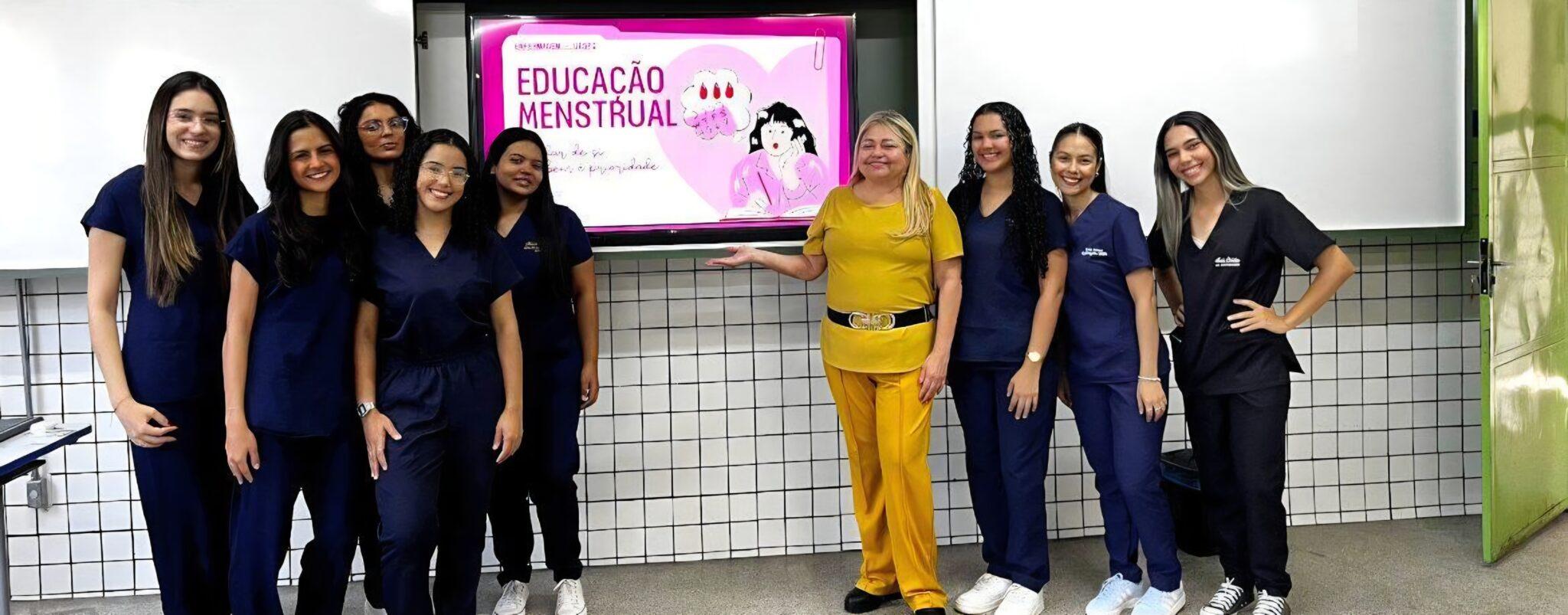 Alunos de Enfermagem da Uespi levam orientações de saúde a escolas públicas de Teresina