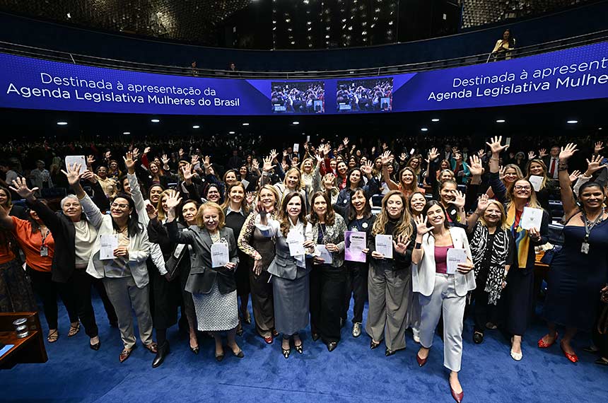 Agenda com propostas sobre direitos femininos é apresentada ao Congresso