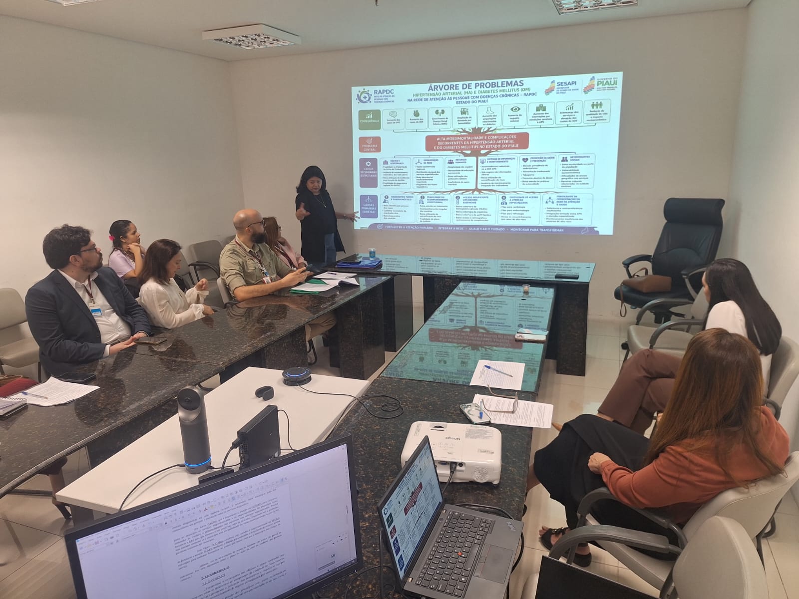 Secretaria da Saúde apresenta ao Ministério Público linha de cuidado da hipertensão e diabetes no Piauí