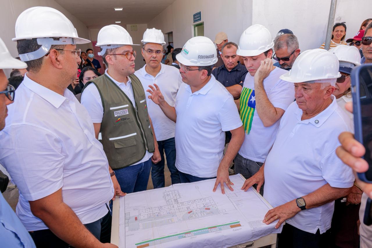 Rafael Fonteles acompanha reforma do hospital estadual, mercado público e autoriza construção de Centro Cultural em São Miguel do Tapuio