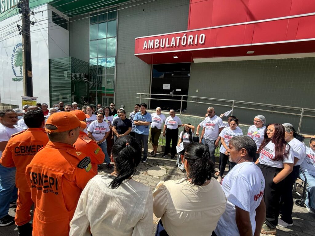 Instituto Natan Portella realiza simulação realística de incêndio para capacitação de brigadistas
