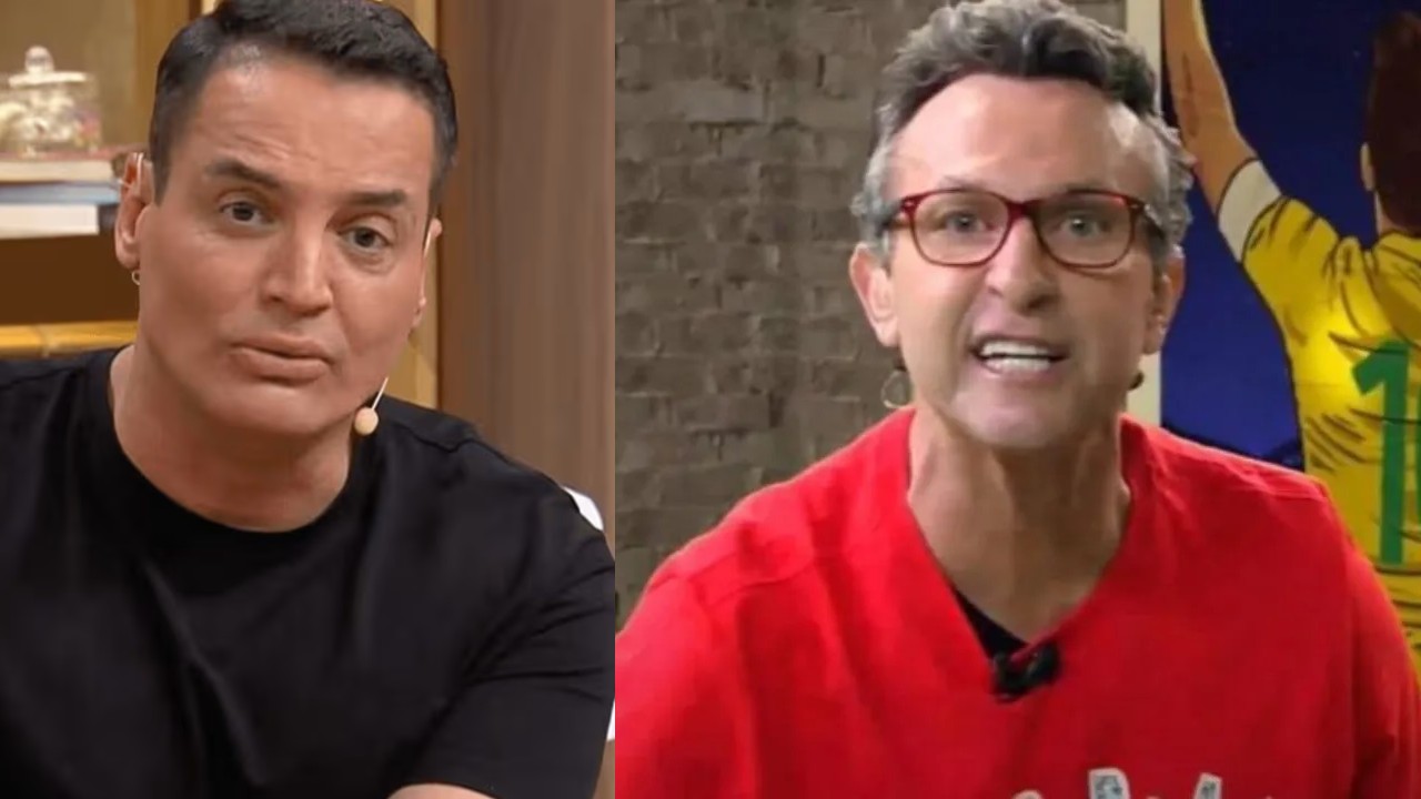 "Corn@, surub@, dinheiro, estripulia, amante, fofoca e BOMBA", é Neto e Léo Dias na Band