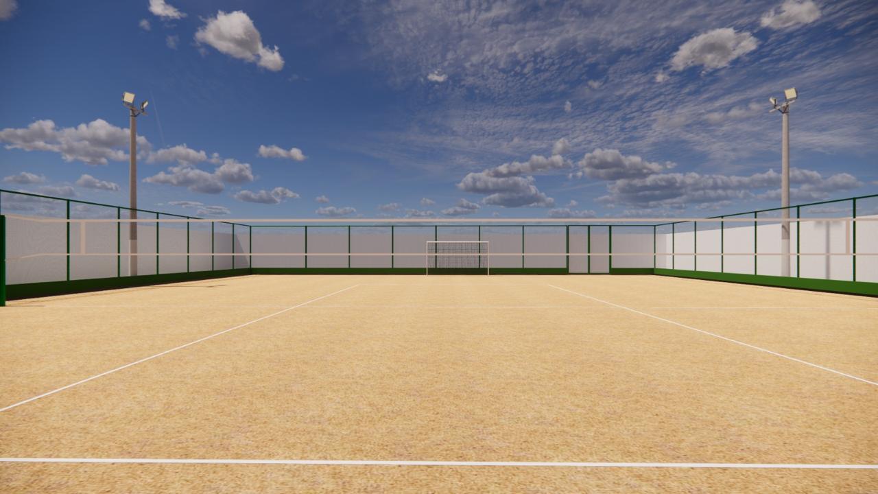 Governo do Piauí investe R$ 300 mil na construção de espaço esportivo em Novo Santo Antônio