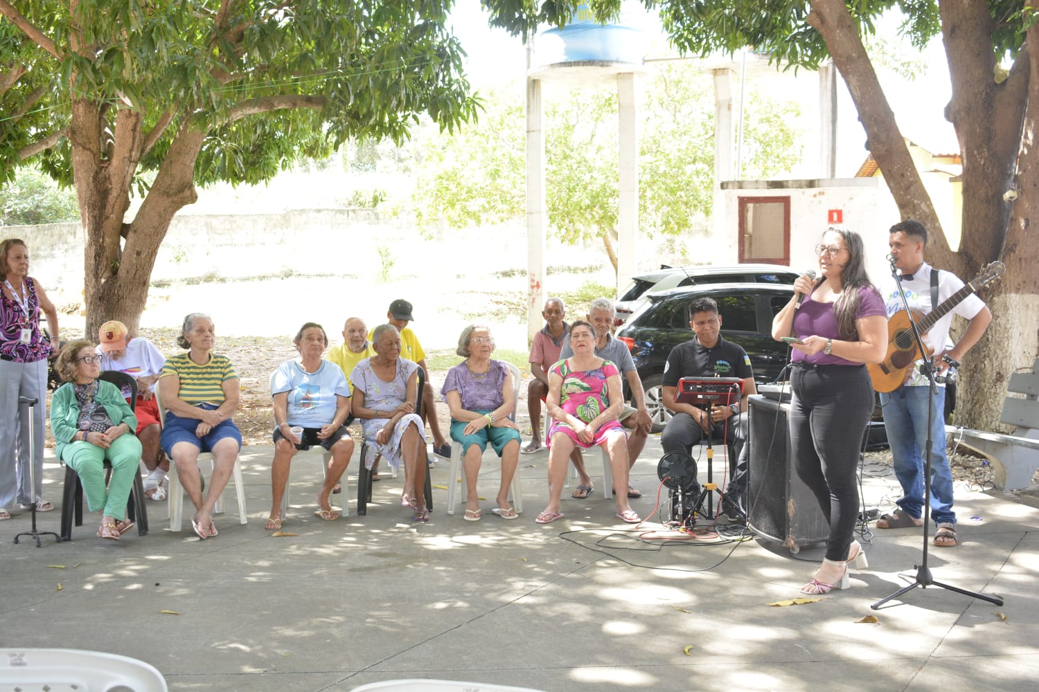 Sasc realiza ação na Vila do Ancião em alusão ao Dia Mundial de Conscientização da Violência contra a Pessoa Idosa