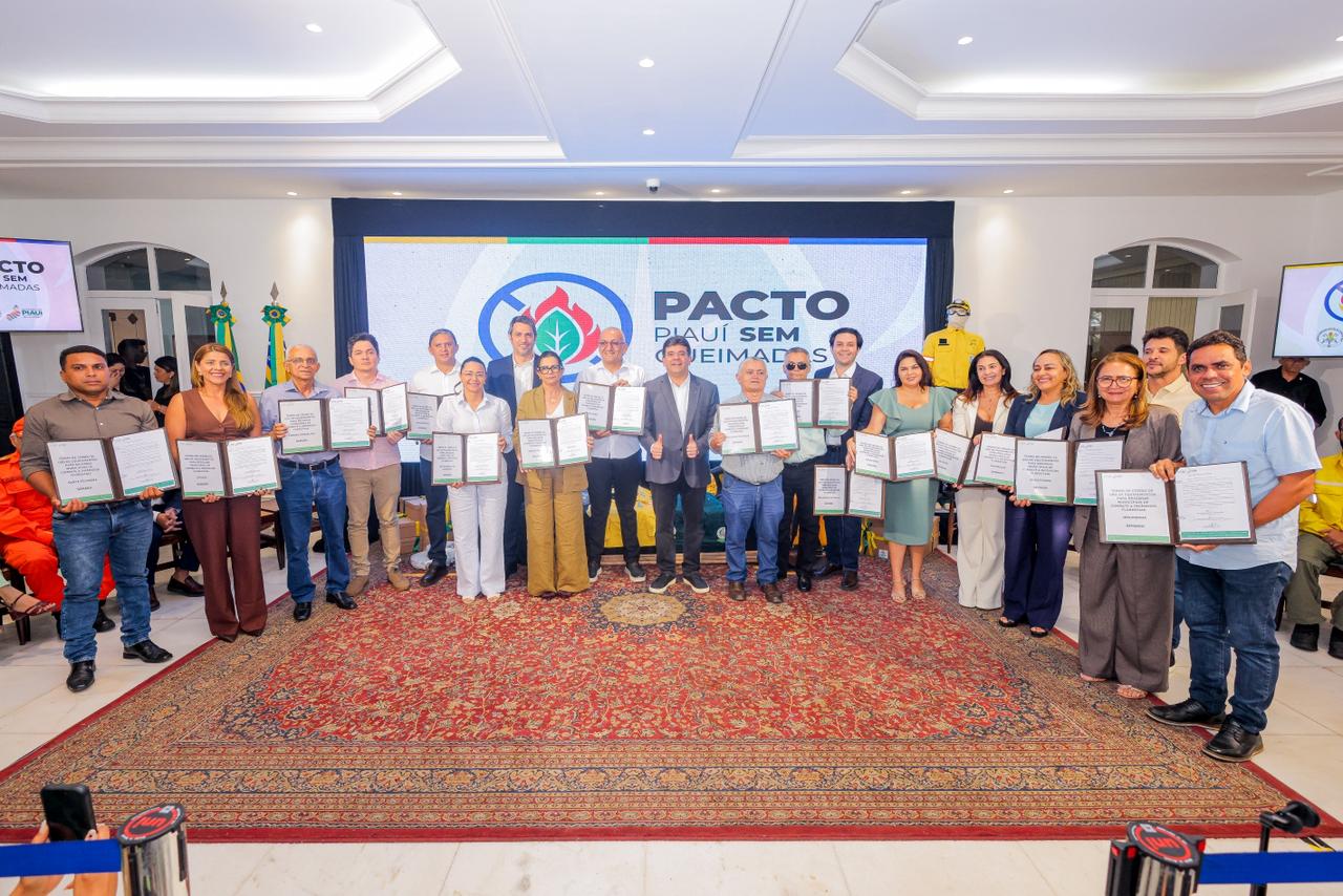Pacto Piauí Sem Queimadas mobiliza 224 municípios e fortalece combate aos incêndios florestais no estado