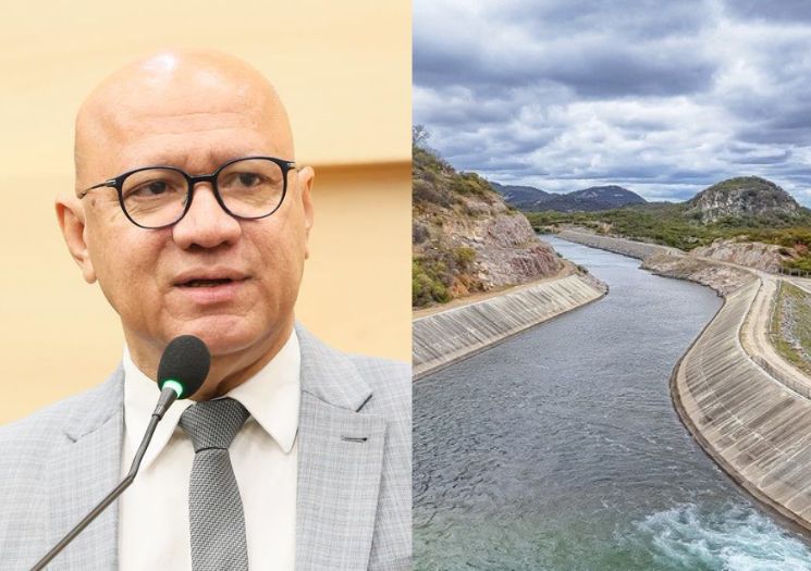 Franzé Silva lidera visita às obras da transposição do São Francisco em Salgueiro-PE