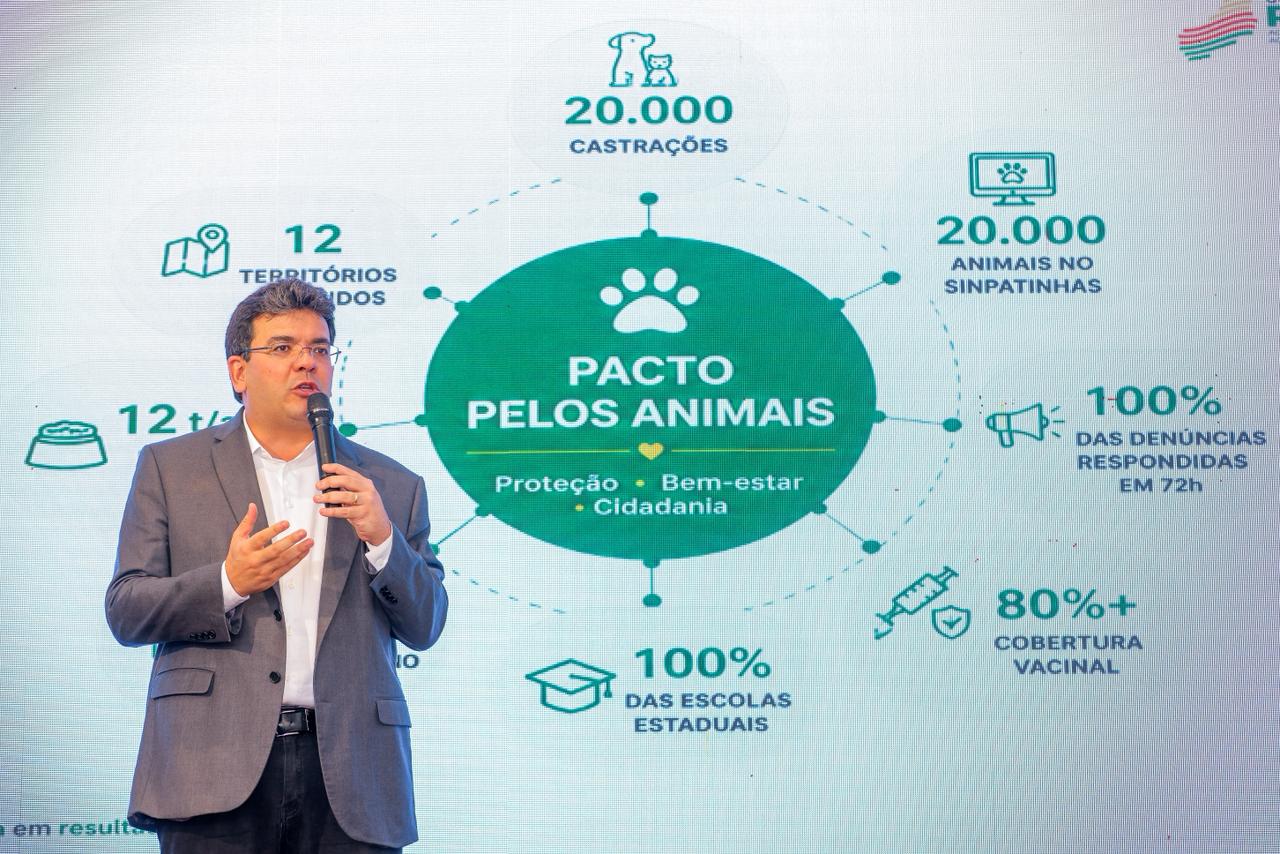 Governo do Piauí lança Pacto pelos Animais que prevê 20 mil castrações, combate a maus‑tratos e ações integradas em todos os municípios