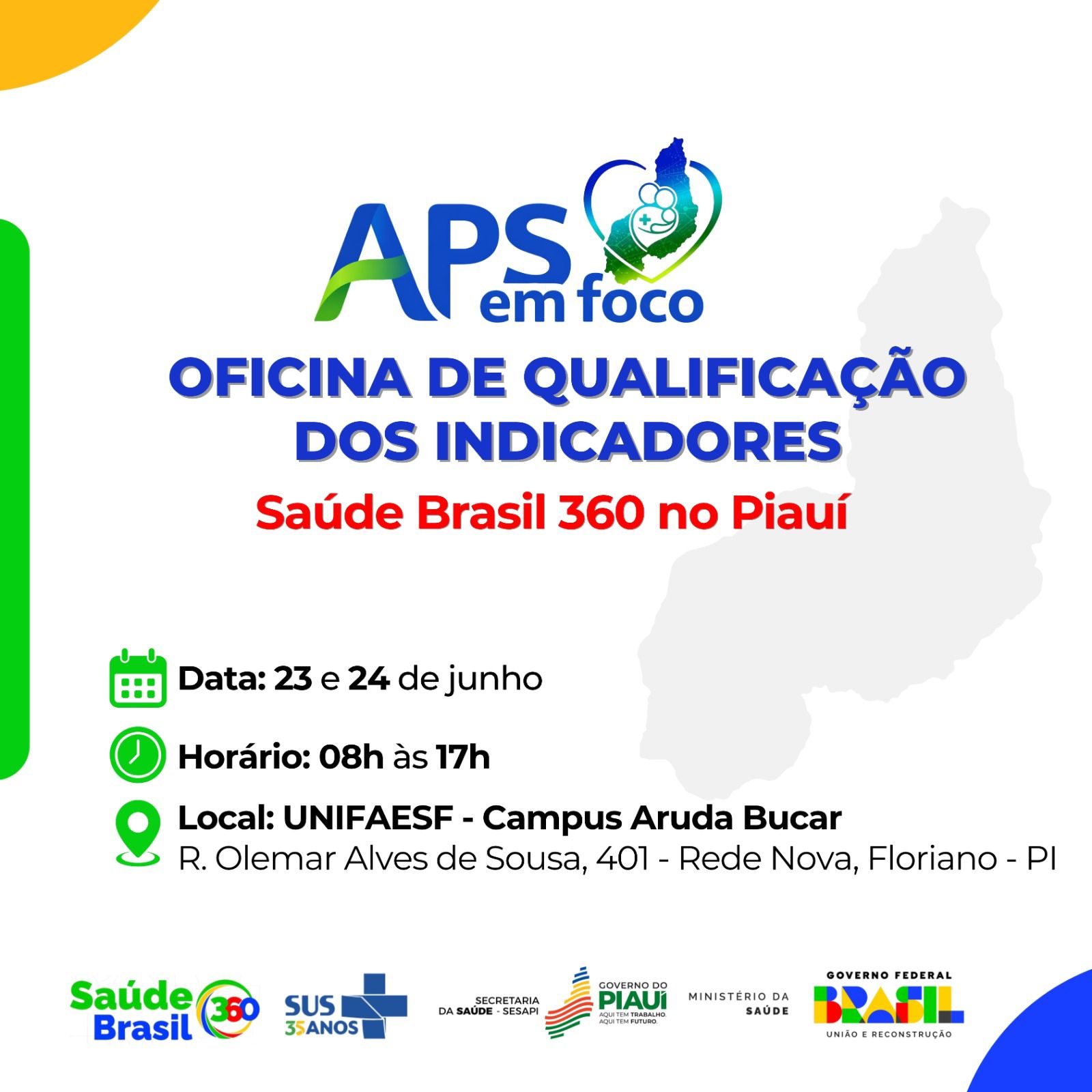Sesapi encerra ciclo de oficinas de qualificação dos indicadores da Atenção Primária com capacitação em Floriano na terça (23)