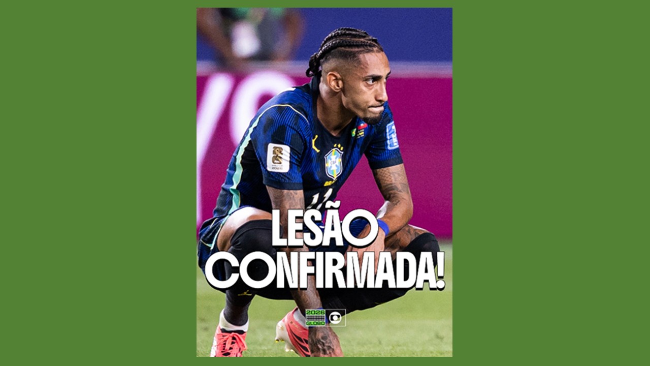 Lesão de Raphinha é confirmada e atacante deve desfalcar a Seleção Brasileira por até 10 dias