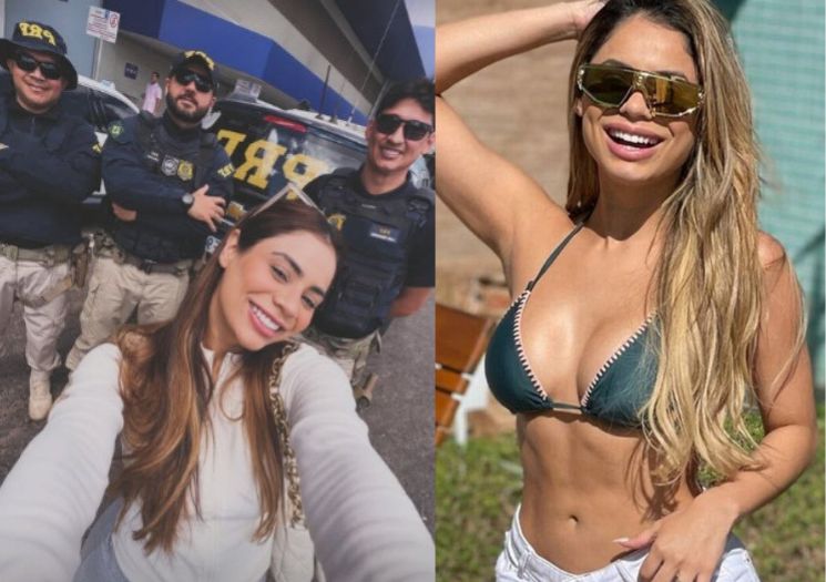 Lexa pega carona com PRF após pane em van no Piauí